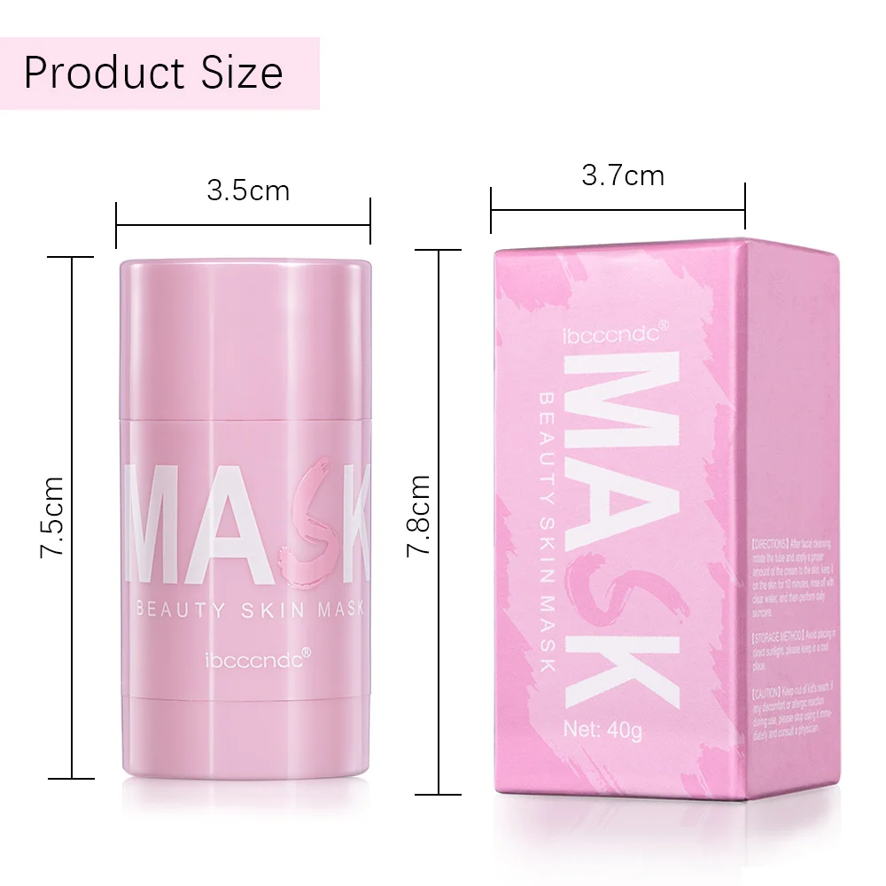 40g Face Clean Mask ชาเขียว/Rose Extract ทําความสะอาด Deep Moisturizing รูขุมขน Blackhead ฟิล์ม Smear หน้ากากควบคุมน้ํามัน