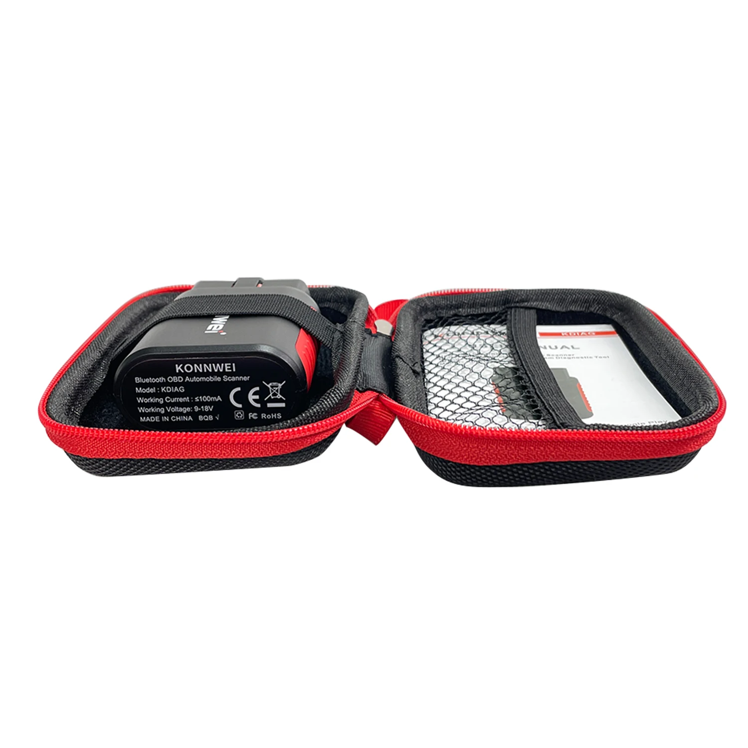 Konwei carro obd2 scanner conexão bluetooth app controle epb/dpf/oil/bms função de redefinição código de falhas vista carro obd ferramenta diagnóstico
