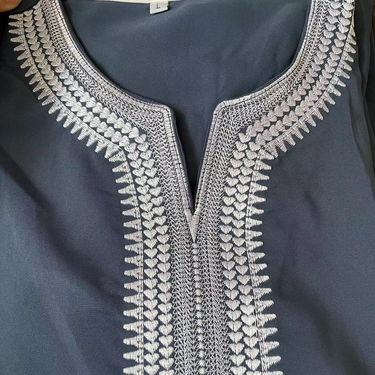 男性のための伝統的なイスラム教徒のドレス,長袖,カスタマイズ可能なメッセージ付き,愛の夫,eid,arab,new,2022