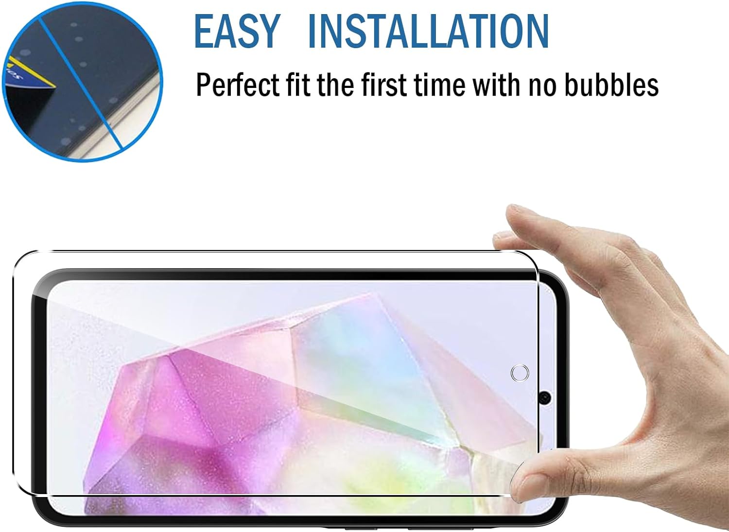 1/4Pcs Protective Tempered Glass For Samsung Galaxy A35 5G Screen Protector