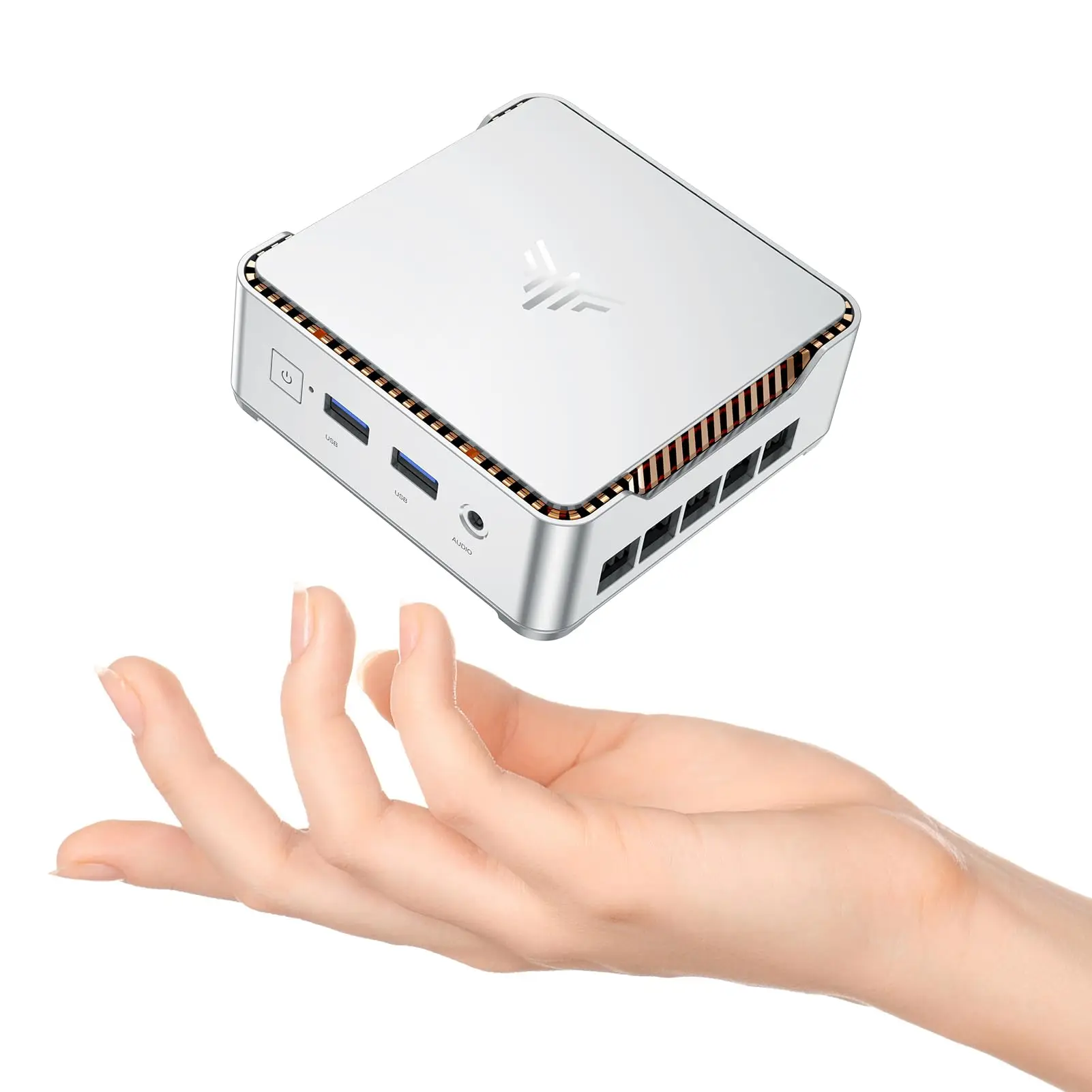 ACEMAGIC Mini PC E2 Mini-Computer Alder Lake-N97 16 GB DDR4 512 GB M.2 SSD Windows 11 Pro Micro-Desktop-Computer Mini-Desktop-PC