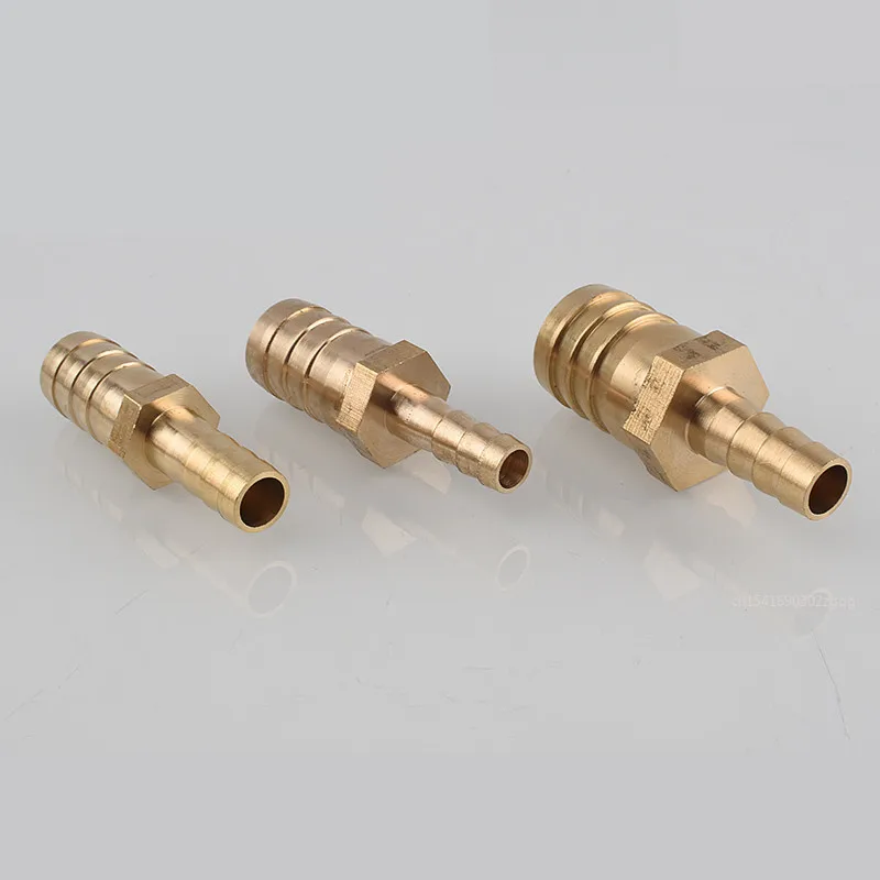 3-25 มม.6 มม.4 มม.8 มม.10 มม.ทองเหลือง 2 WAY ลดตรงท่อ Barb Barbed ท่อลดทองแดง COUPLER CONNECTOR ADAPTER