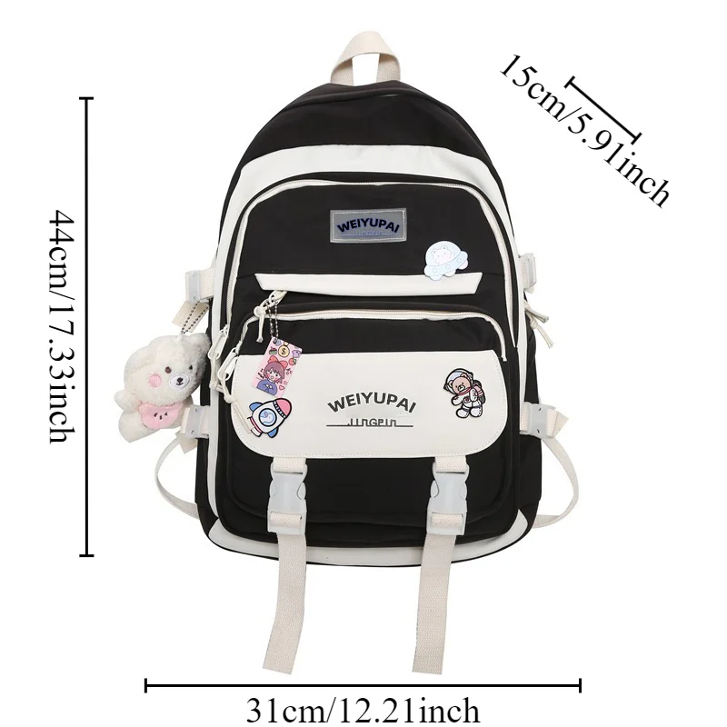 Teenagers Schoolbags Reduce Burden Protect Spine Junior High School Children Large Capacity Shoulder Bags Students Middle New