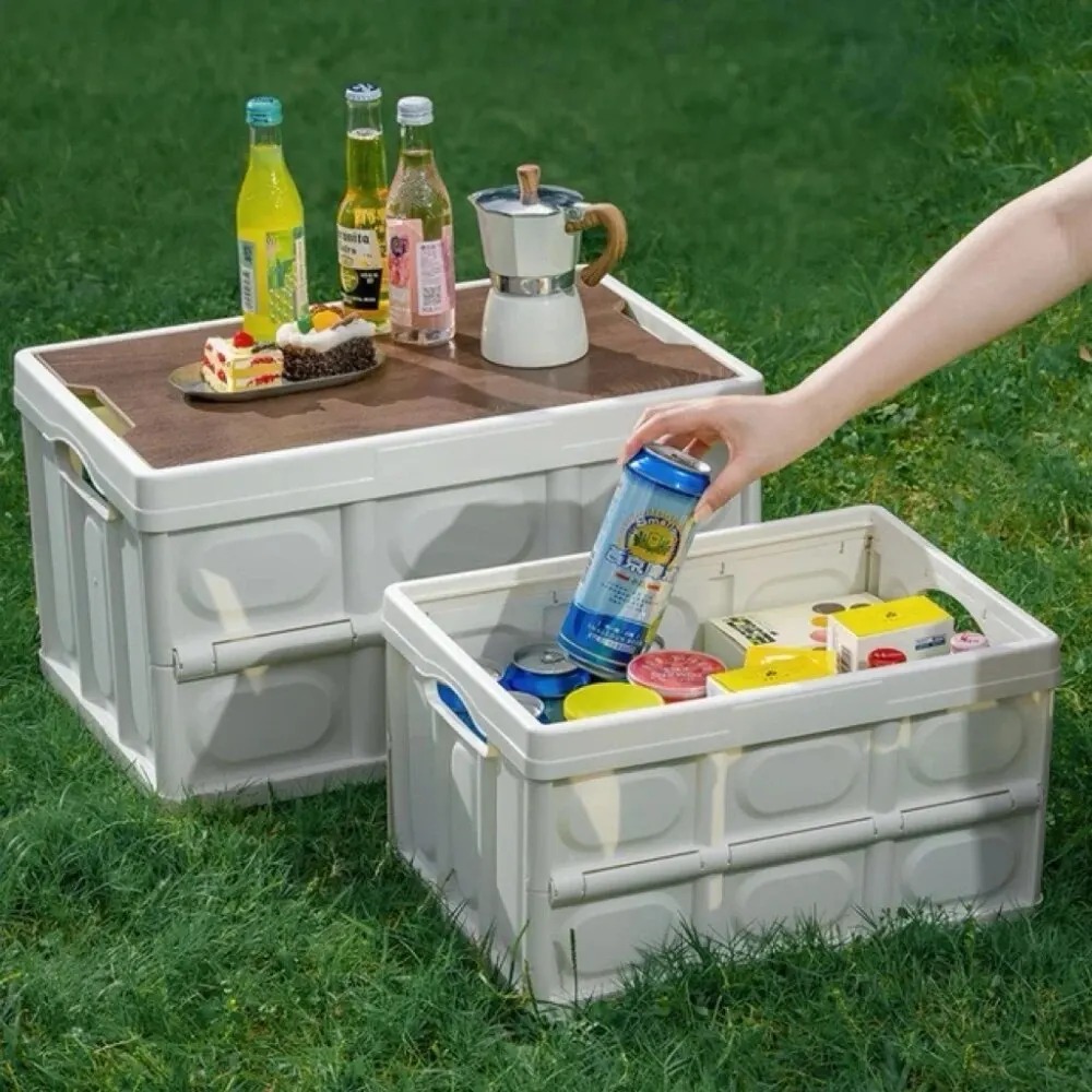 Outdoor Camping Camping Folding Storage Box Home Car Trunk Storage Box Convenient Storage Box