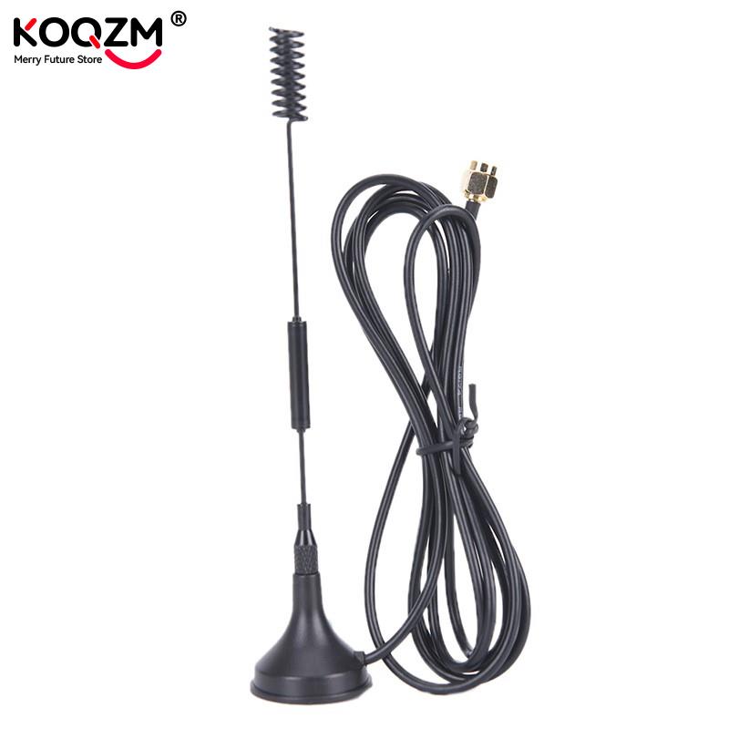 Antena dipolo de media onda, 12 dbi, 433Mhz, SMA macho con base magnética para amplificador de señal de Radio, repetidor inalámbrico