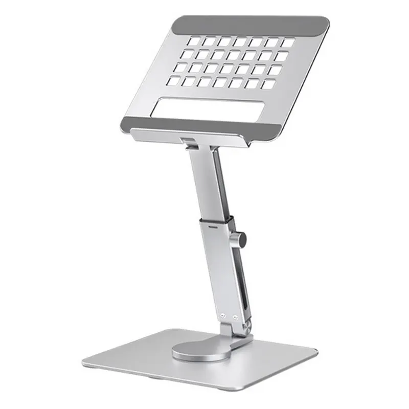 Support de tablette en aluminium, rotation à 360 °, pliable, réglable, support de bureau, support Riser pour iPad Pro Air 4 Mini 12.9 4-14 "Xiaomi Tab