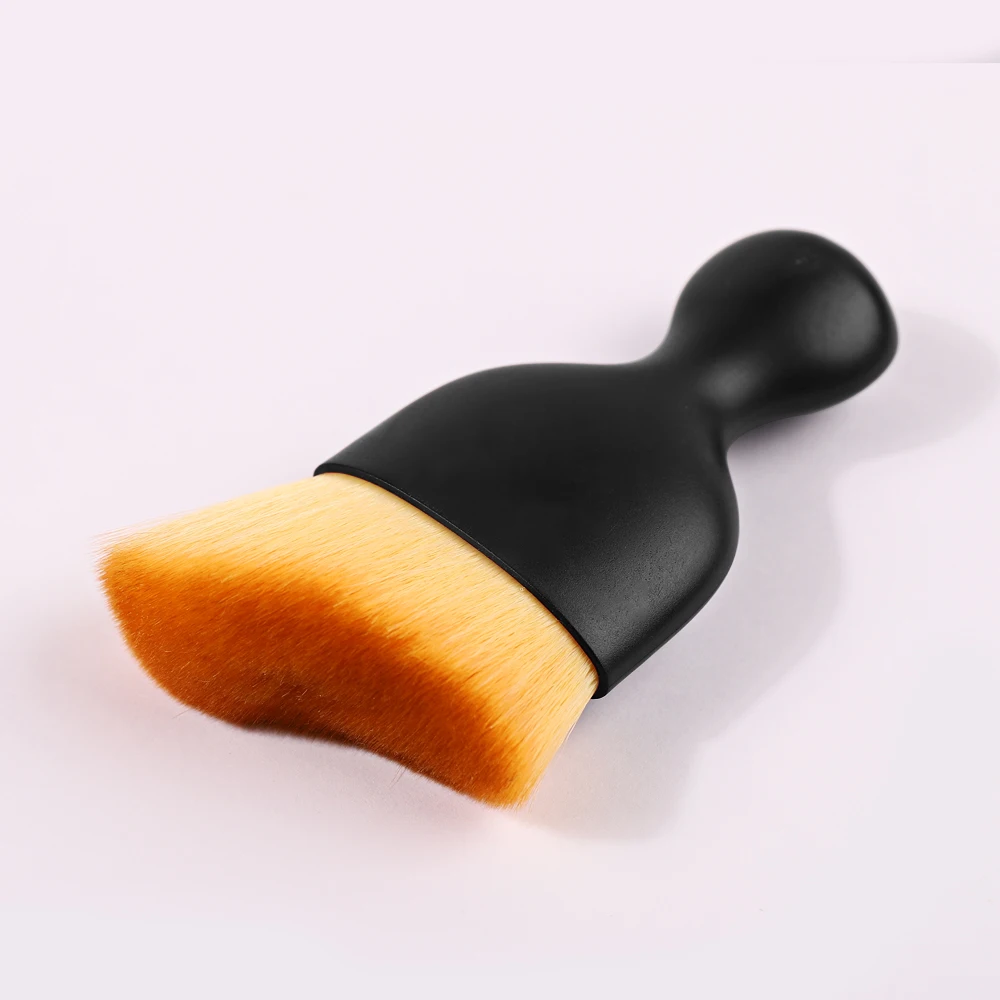 Auto Detail Brush Soft Portable Car Tire Brush With Seal Cover,High Density Detailing Brush For Tire Shine Polish Wax Applicator