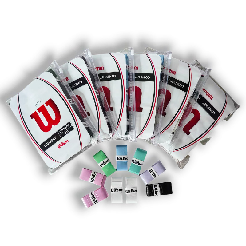 15 Pcs Original Wilson ไม้เทนนิส Overgrip ลื่นพาเดล Grips เทนนิส Racquet เทปดูดซับเหงื่อ Grip เทนนิสอุปกรณ์เสริม
