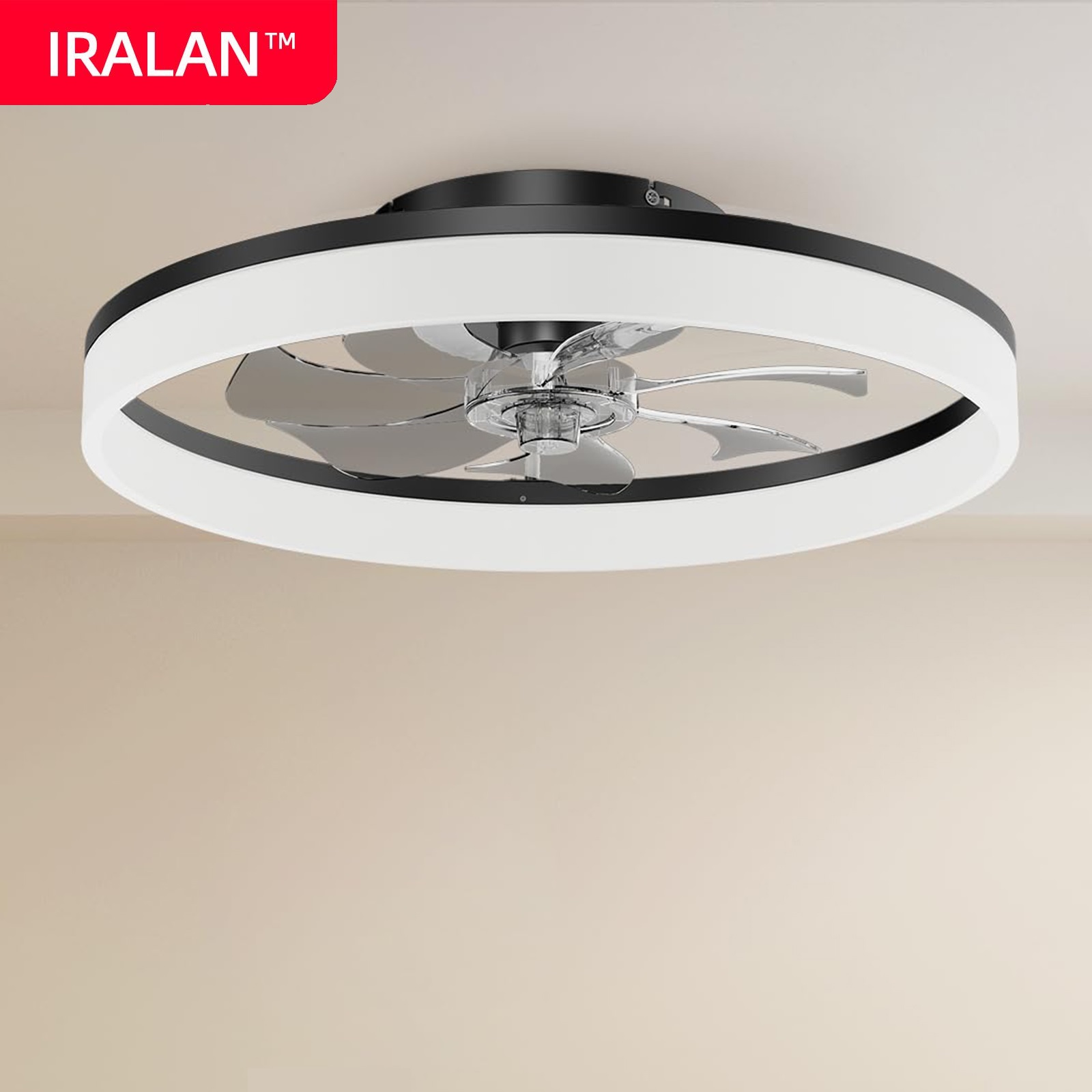 Ventilador de techo inteligente, brillo de luz, sala de estar, dormitorio, ventilador de techo moderno con luz Led, Control remoto, lámpara de ventilador LED para restaurante