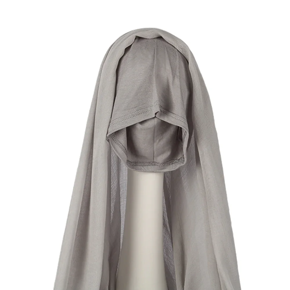 Conjunto hijab de viscose combinando cor boné liso algodão modal muçulmano feminino cachecol macio xale rayon pontos duplos borda cachecol hijab