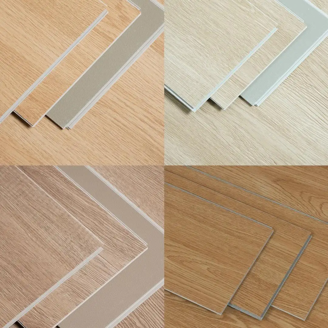 Piso SPC impermeable de alta calidad, suelo de vinilo comercial híbrido con clic, resistente a huellas, resistente al desgaste para Baño