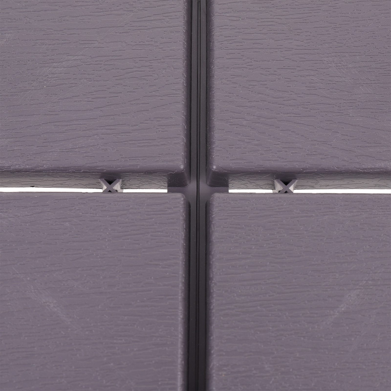 4 pçs auto-montar telhas de deck de plástico à prova de água pátio varanda piso bloqueio telhas de deck de plástico telha