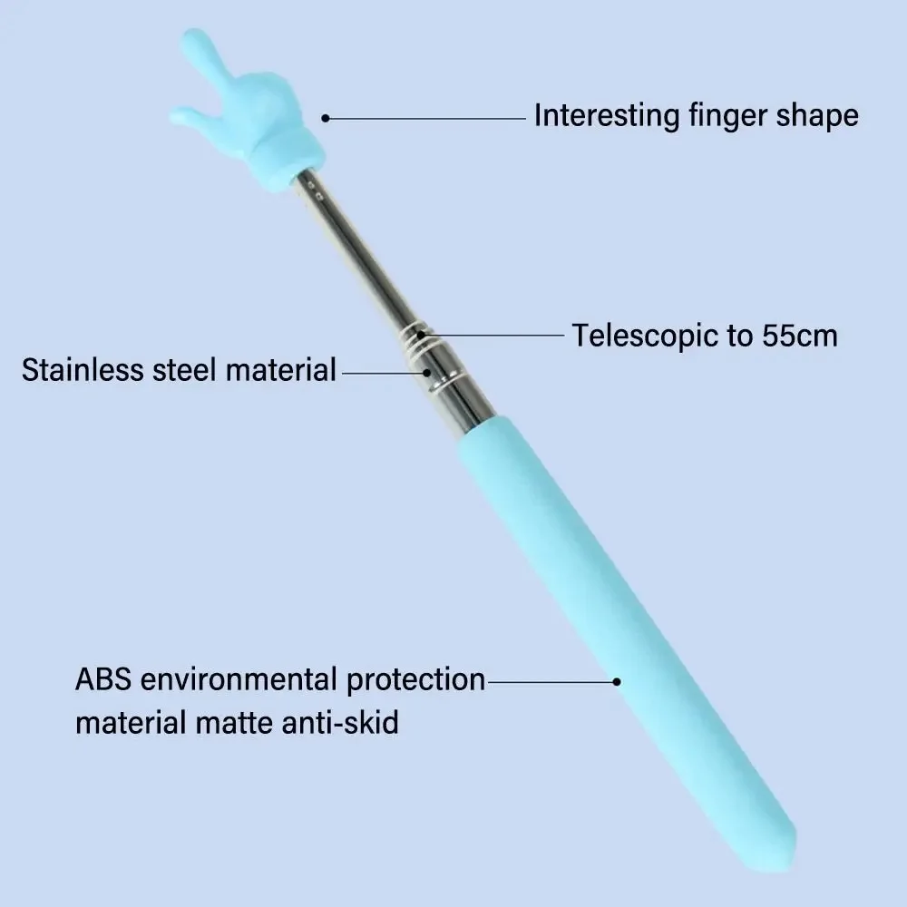 StainlessSteel Telescopic Classroom Finger Pointer Teaching Pointer Telescopic Rod Classroom Whiteboard Blackboard Pointer Stick