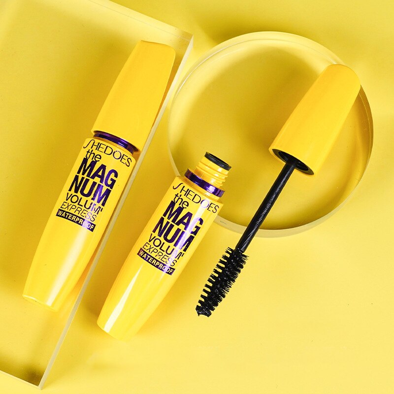 3D Mascara Cílios Longa Duração Grower Natural Impermeável Preto Profissional Cílios Escova Curl Engrossar Alongar Eye Cosmetics