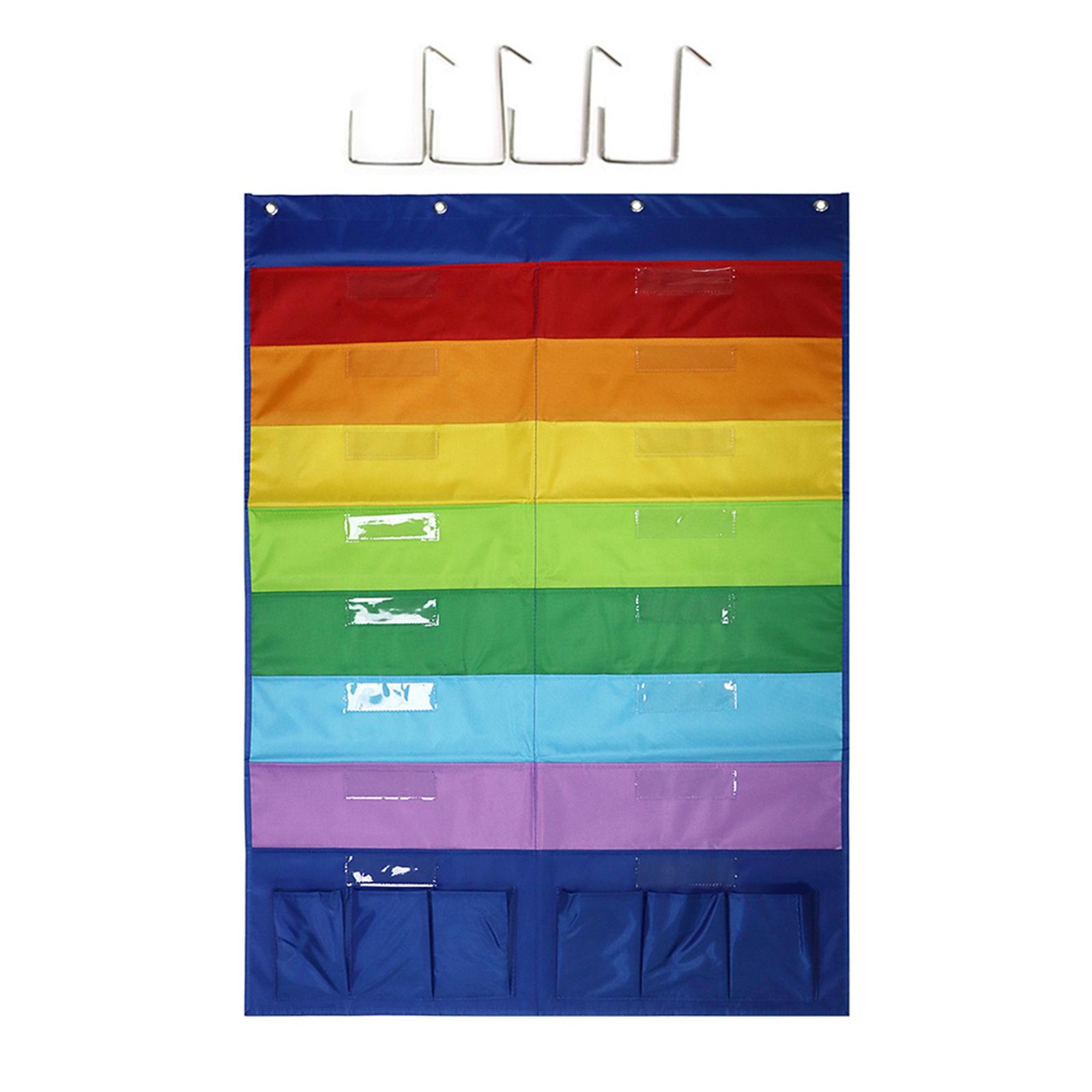Classroom Wall แขวนแฟ้ม Organizer Daily Schedule สำหรับสำนักงาน