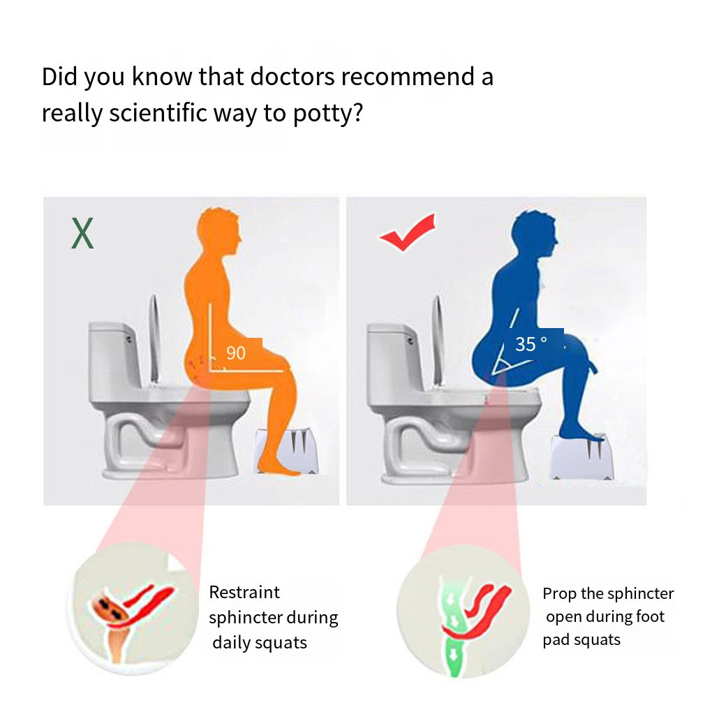 ไม้ไผ่สตูลห้องน้ําห้องน้ํากันน้ําสไลด์ Poop ที่นั่งผู้ใหญ่ตั้งครรภ์ผู้ถือ Washroom Squat Bench สําหรับ Home