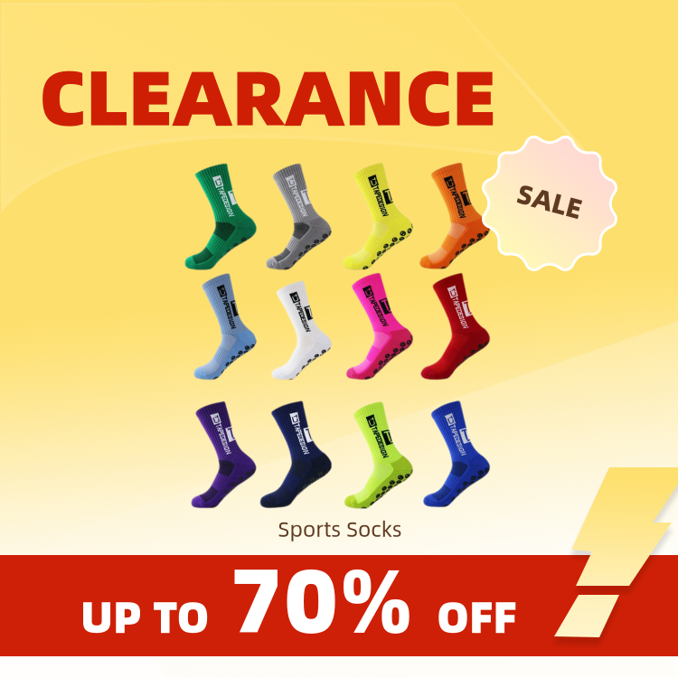 Clearance_1 Pair Non Anti Slip Sport Basketball Cycling Football Socks_Continuous updates