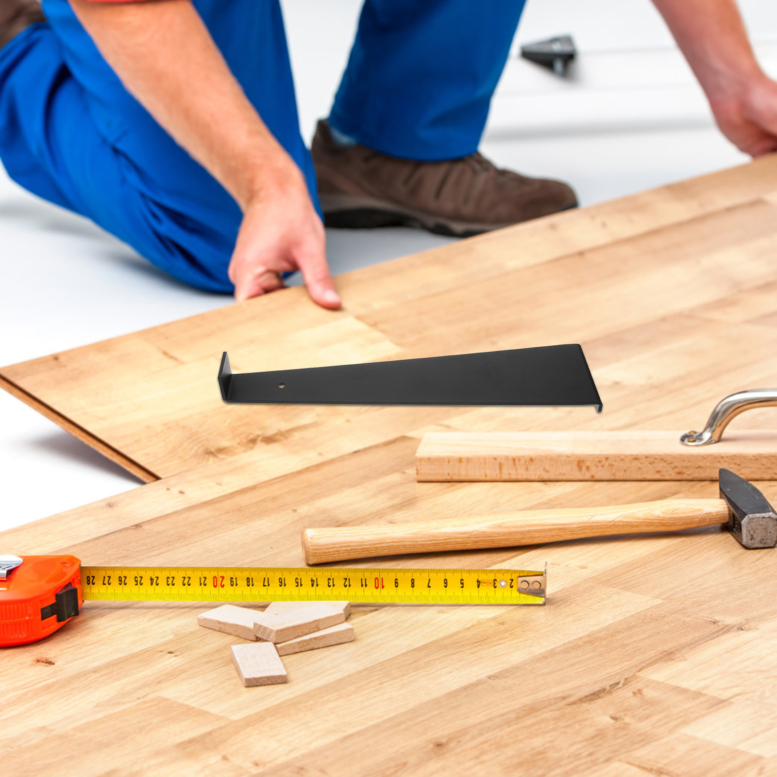 1pcs Floor Installation Pull Bar Heavy Duty For Laminate Vinyl Wood Tight Spaces Durable Flooring Tools Pull Bar For Vinyl