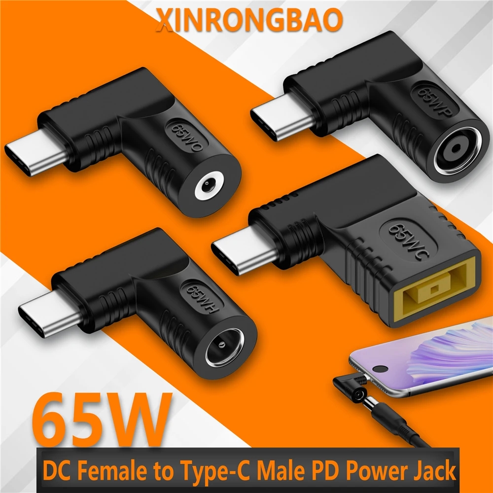 DC-Buchse zu Typ-C-Stecker PD-Stroma schluss Schnell lade adapterst ecker USB-C-Laptop-Zubehör für Lenovo HP Asus Adapter