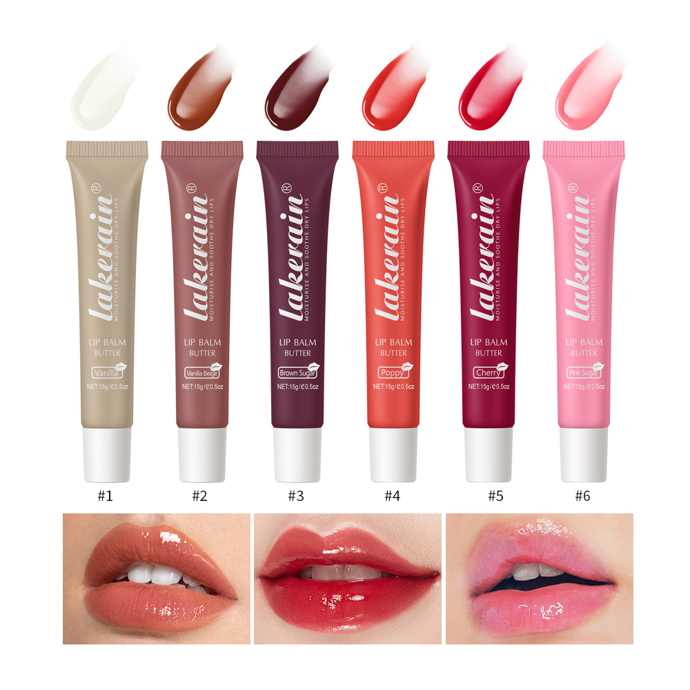 Cristal bálsamo labial manteiga hidratante brilho labial óleo geléia batom líquido matiz labial açúcar mascavo cereja rosa lábios maquiagem