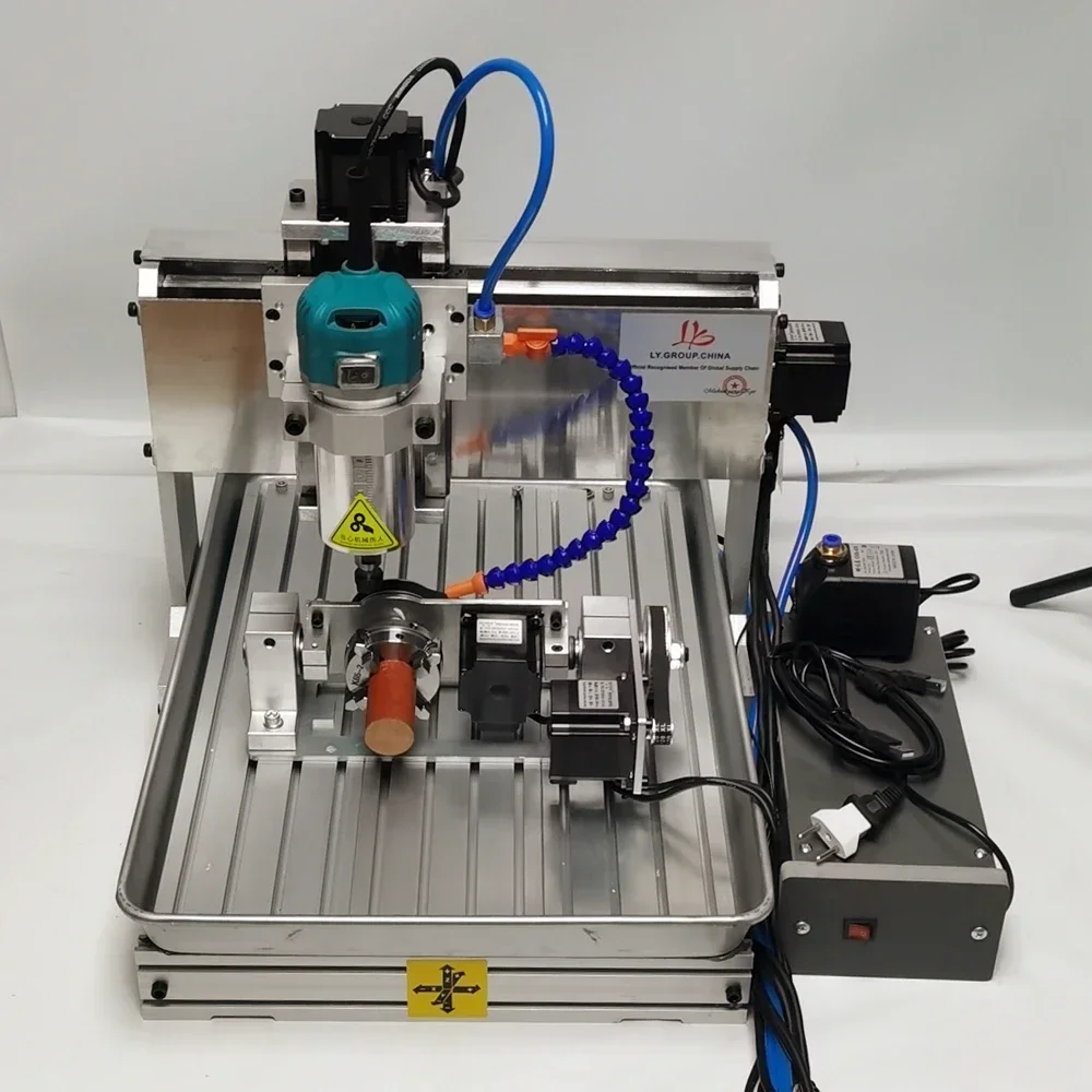 LYF2030 3040 3060 4060 CNC Engraving Machine 1500W 3 Axis 4 Axis 5 Axis CNC Wood Router Engraving Drilling and Milling Machine