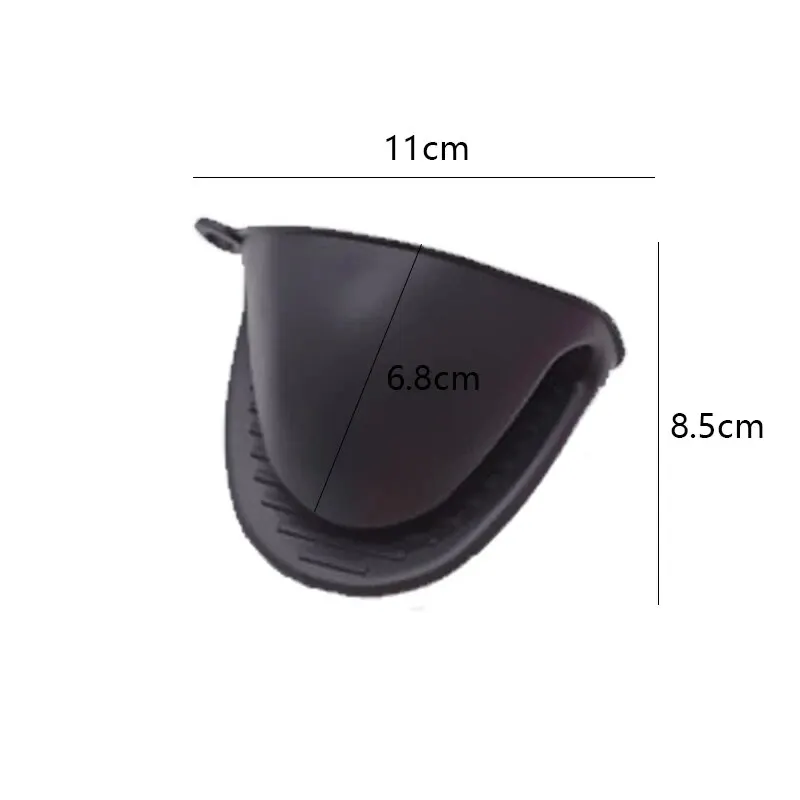 Forno de silicone engrossado e luvas de microondas – luvas de cozinha resistentes ao calor e antiderrapantes com clipes de panela para assar e cozinhar