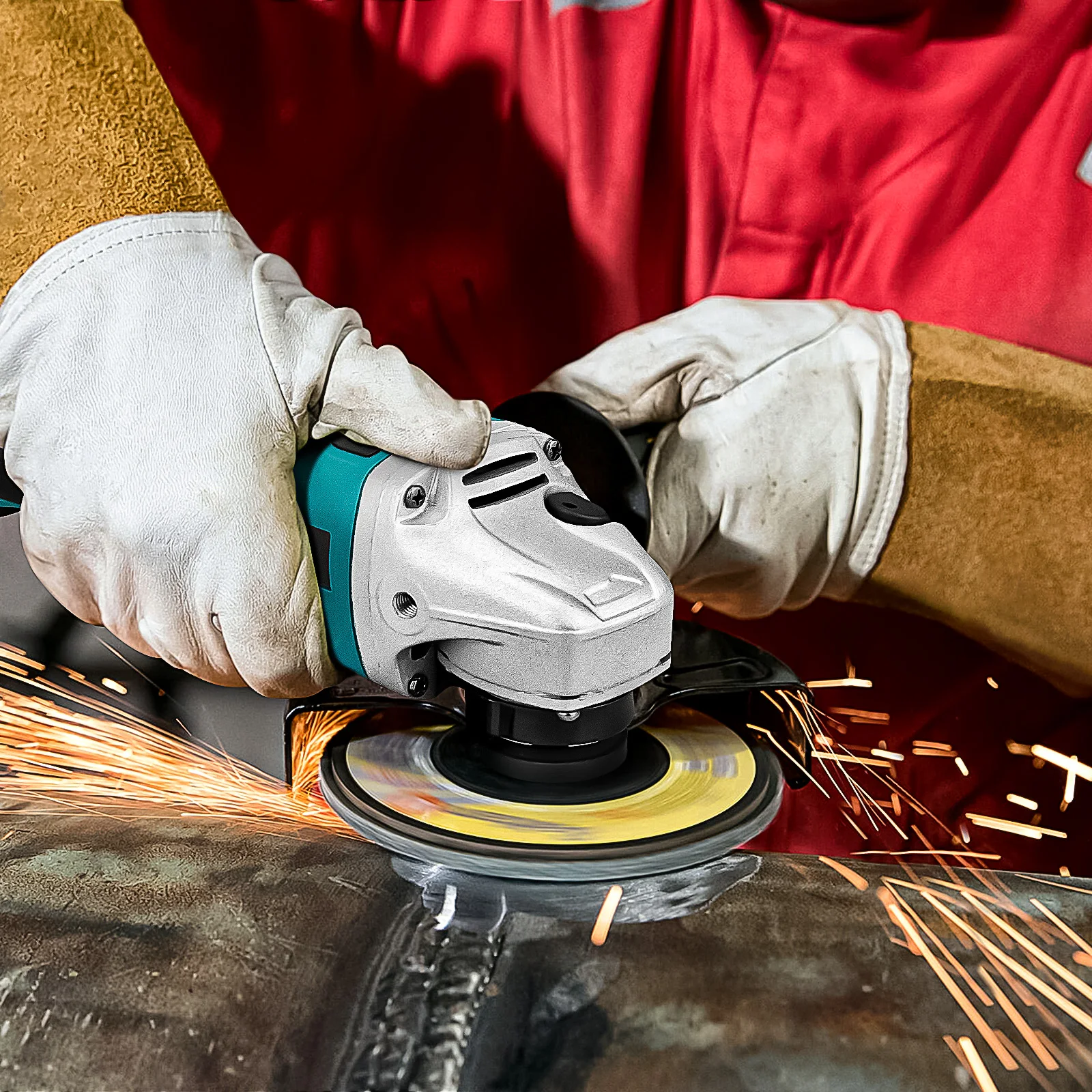 125mm Brushless Electric Angle Grinder Grinding Polishing Tool Cutting Machine Woodworking Power Tool for Makita 18V Battery Pin