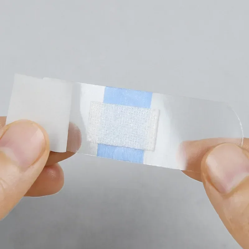 120 ชิ้นกันน้ํา Band Aid,โปร่งใส,ที่มองไม่เห็น,Hemostatic,Breathable,Anti-Wear Bandaid First Aid Kit
