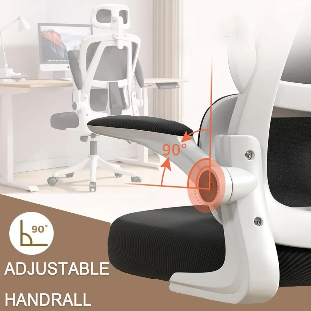 Gamer Chair Home Office Chair High Back Ergonomic Office Chair With Lumbar Support Adjustable Headrest Gaming Computer Backrest