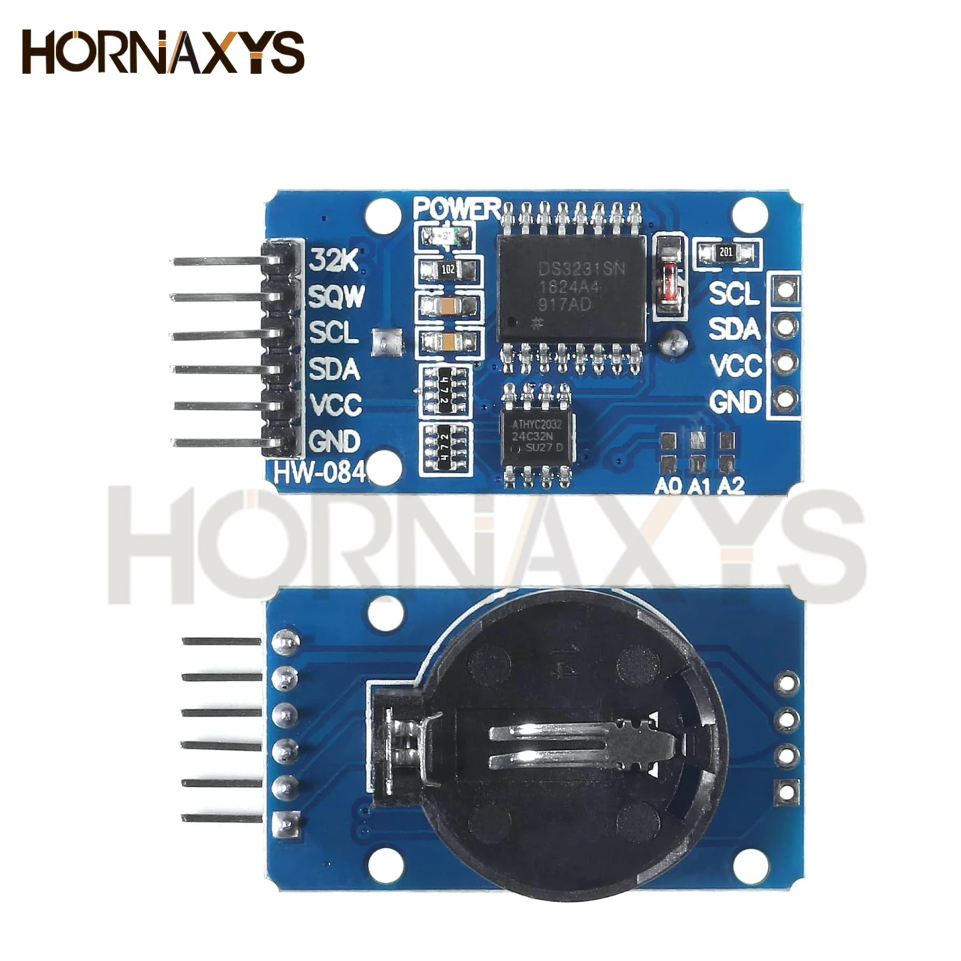 1-10PCS/DS3231 IIC Module Precision Clock Module DS3231SN /DS3231M Memory Real Time 3.3V/5V  For Raspberry Pi