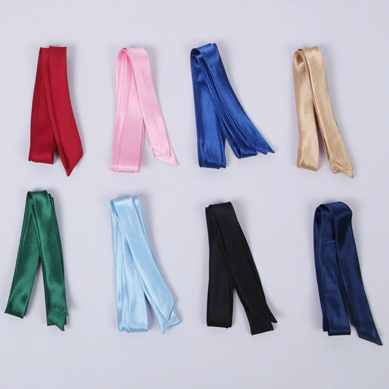 Korean Small Tie Bowtie College Style School Uniform Shirt Accessories Men's Women's Long Section Streamers Collars Flowers