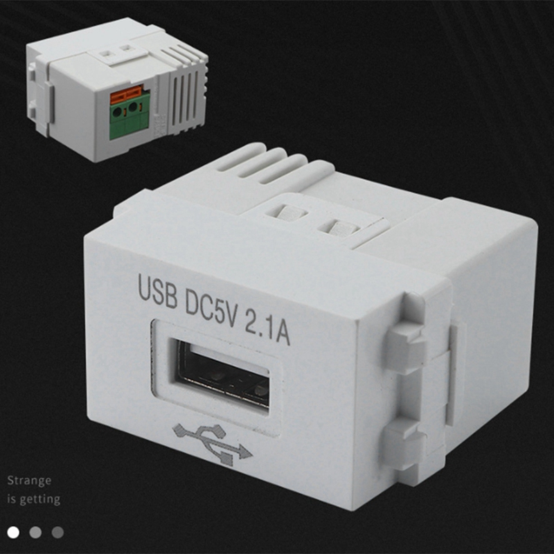 N11R- Panel de carga de teléfono 6X, módulo de alimentación USB, enchufe de 220V, transformador de 5V, adaptador de conmutación de toma de corriente de carga USB 2.1A