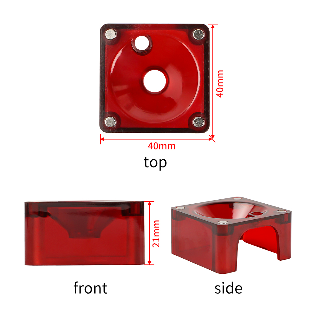 Moduł laserowy Magnetyczna osłona oczu 21 mm/27 mm Osłona przeciwpyłowa do grawerowania i cięcia o mocy 10 W i 80 W