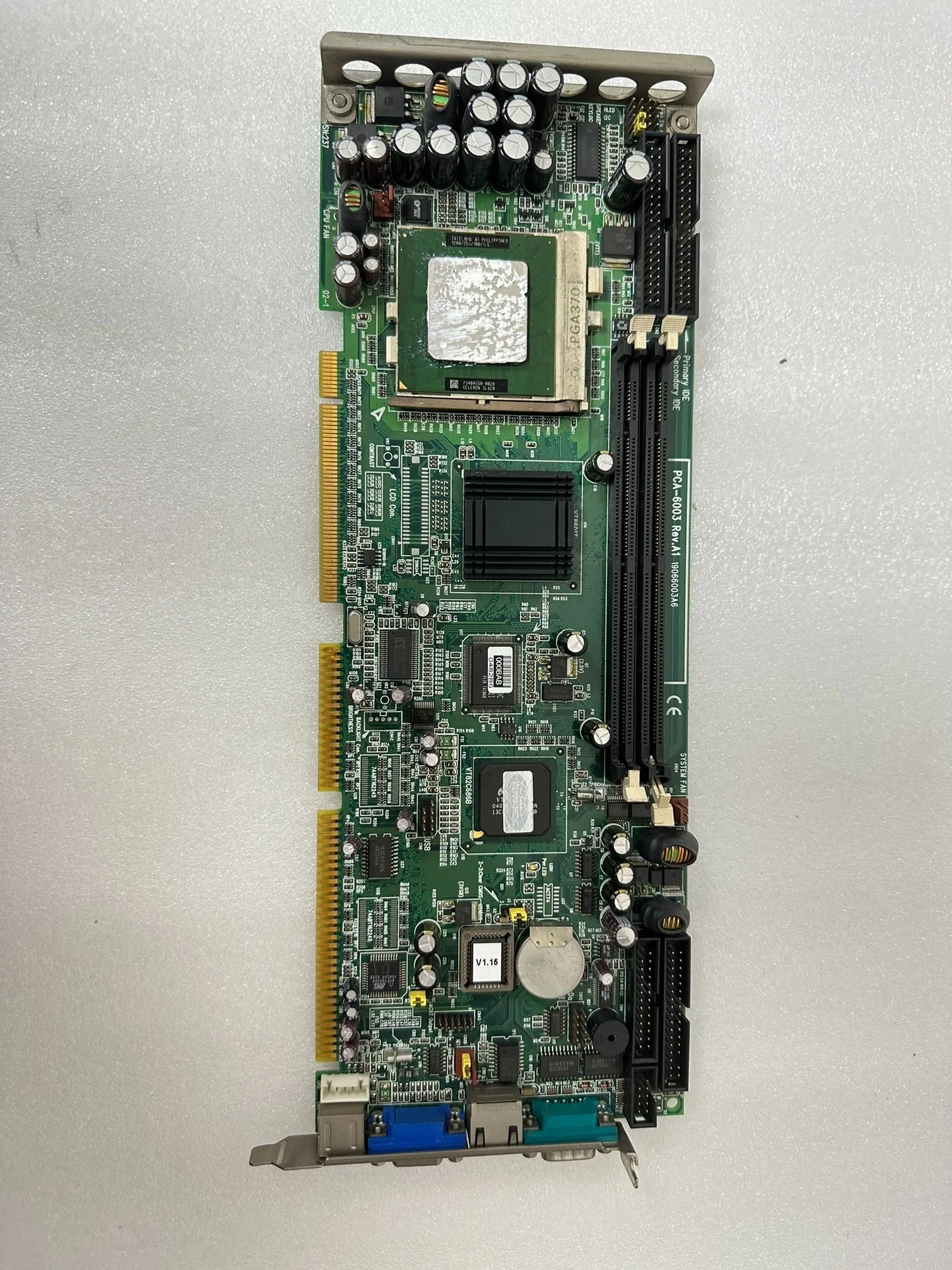 Материнская плата аппарата промышленного управления известного бренда PCA-6003, Rev.A1, (тест и отправлено)