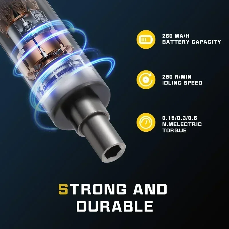 CreationSpace ไขควงไฟฟ้าไร้สายชุด 3 การตั้งค่าแรงบิด 29/42 in 1 Precision ไขควงสําหรับโทรศัพท์นาฬิกาซ่อม