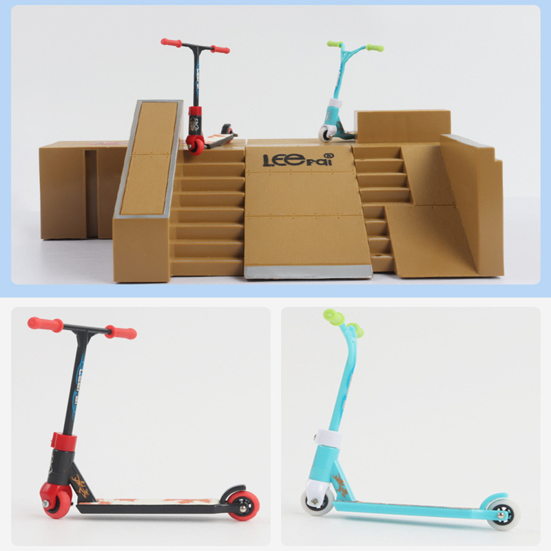 Mini Finger Scooter Zwei Rad Roller Kinder Lernspielzeug Finger Roller Fahrrad Griffbrett Skateboard Mini Finger Roller