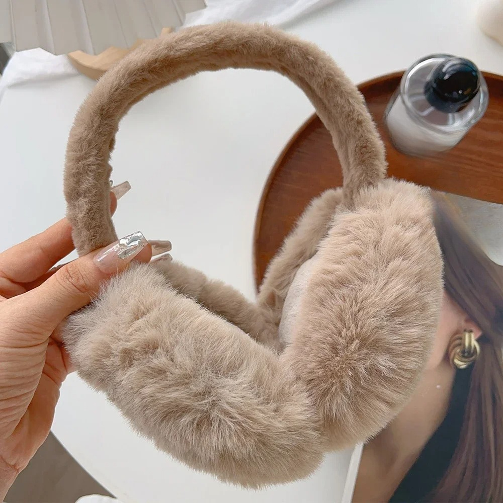 Mode Weiche Faux Pelz Ohr Wärmer Winter Ohrenschützer Für Frauen Männer Einfarbig Earflap Outdoor Kälte Schutz Ohrenschützer Ohr Abdeckung