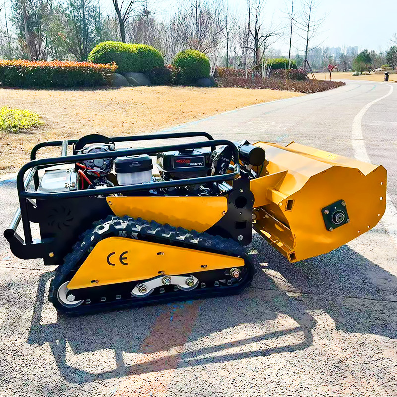 Aangepaste fabriek directe verkoop rups 1000 mm borstelloze motor Multi-scène efficiënte dorsvlegelmaaier