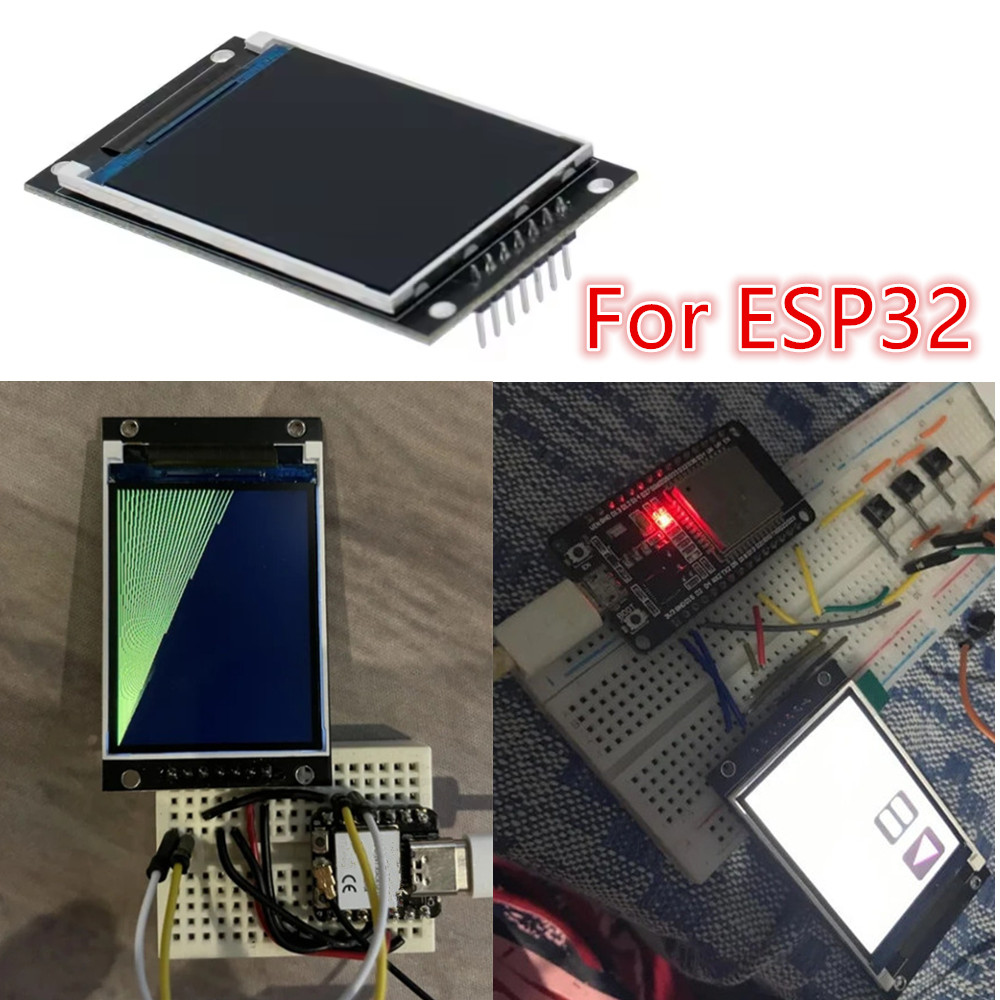 Pantalla inalámbrica ESP32 TFT ST7789 LCD de 2,0 pulgadas para proyecto de carrito de golf eléctrico HUD RC principal ESP32