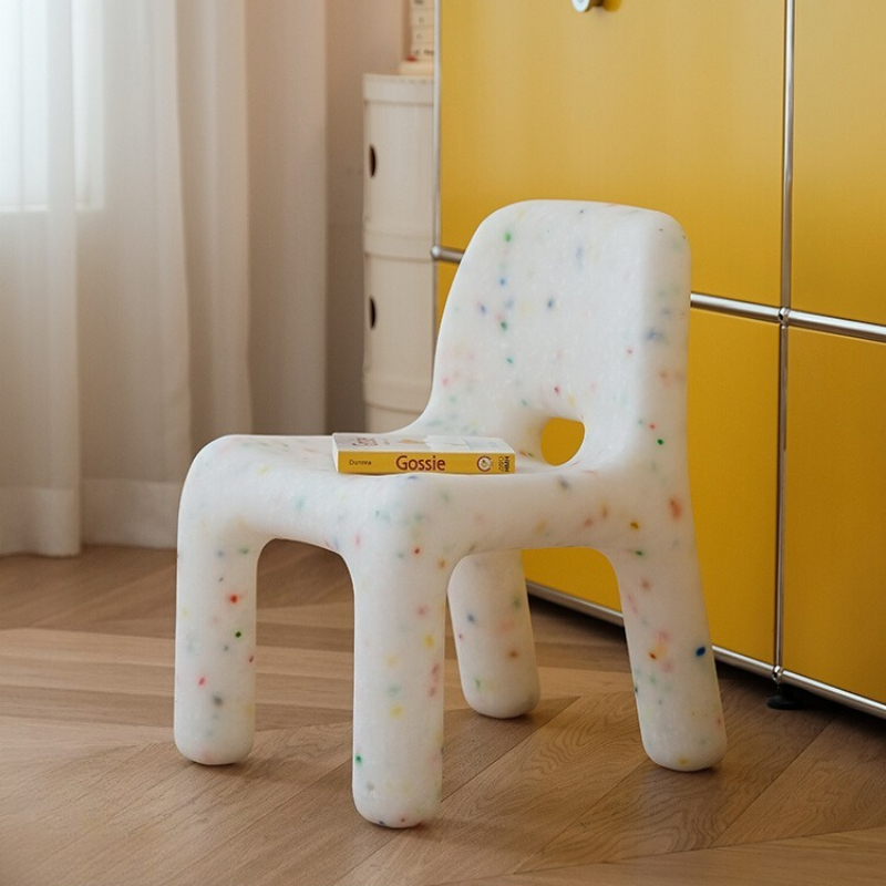 Nordic Kids Plastic Desk & Chair Set | Creative Small Writing Table for Living Room/Study | School Furniture