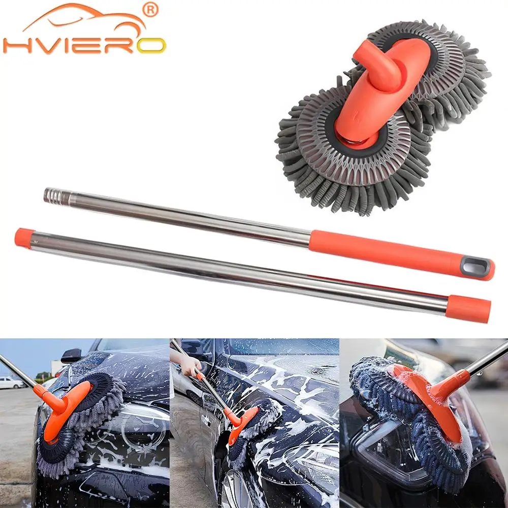 1X รถทําความสะอาดอเนกประสงค์ชุดแปรงไมโครไฟเบอร์ Mop ฟองน้ําเช็ดอัตโนมัติเครื่องมือบ้าน Universal อุปกรณ์ทําความสะอาดสีเหลืองสีเทา