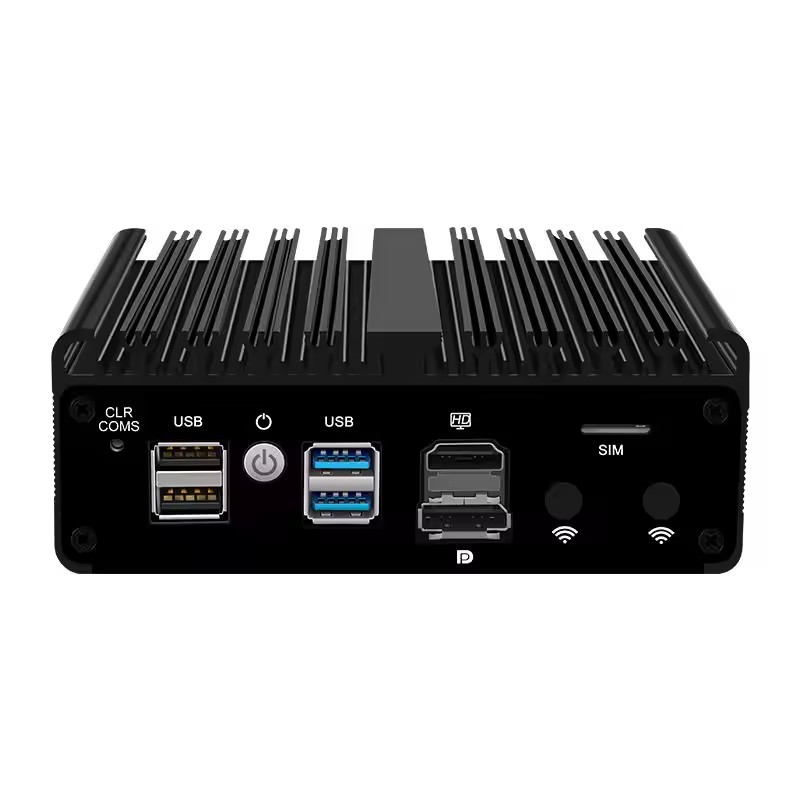 Topton Intel 12th Gen Firewall Router N100 4 LAN i226-V 2.5G N6000 N5105 J4125 NVMe Mini PC Komputer bez wentylatora pfSense Proxmox Box