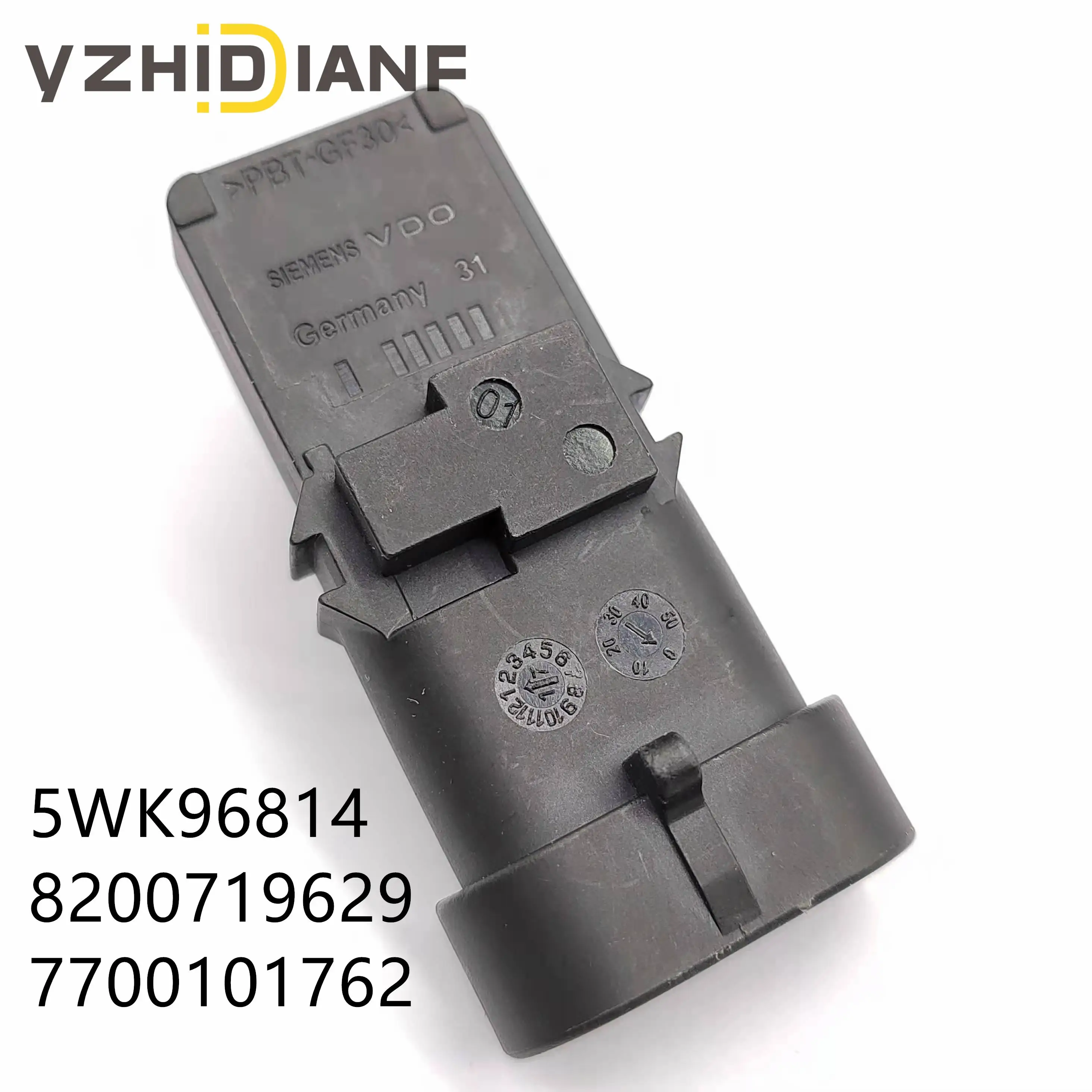 Manifold Absolute Intake Air Pressure Sensor 5WK96814 8200719629 7700101762 for Renault Clio Espace Kangoo Automotive MAP Sensor