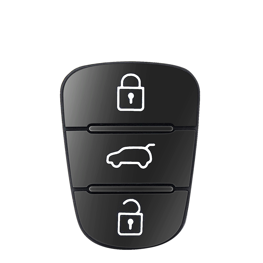 Сменный резиновый чехол для ключей KEYYOU с 3 кнопками для Hyundai IX35 I30, Accent, Kia K2, K5, Rio Flip дистанционный ключ-брелок от машины