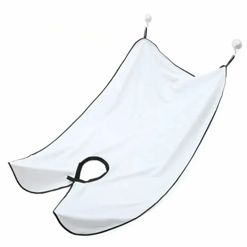 Delantal de afeitado para hombre, accesorio para el cuidado de la barba, babero para el cuidado de la cara, Baberos para adultos, afeitadora, limpieza, peluquería, delantal limpio, regalo