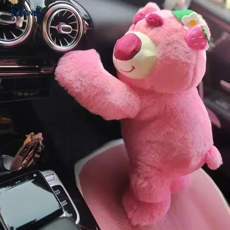MINISO Toy StoryLotso หมีน่ารักสตรอเบอร์รี่โซฟาหมอน Plush ตุ๊กตาของเล่นเด็กสาวเพื่อนเทศกาลของขวัญวันเกิด 50 ซม.