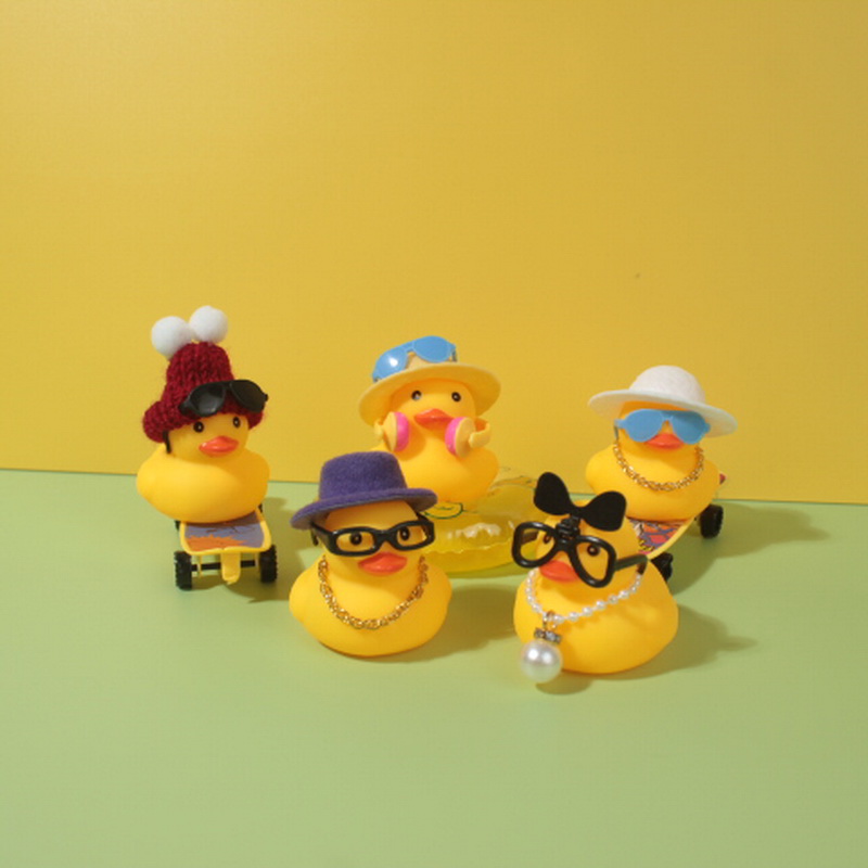 Rubber Duck Accessories Mini Dolls Accessories Bulk Mini Hat Neckla Headwear for mini rubber duck doll duck Accessories