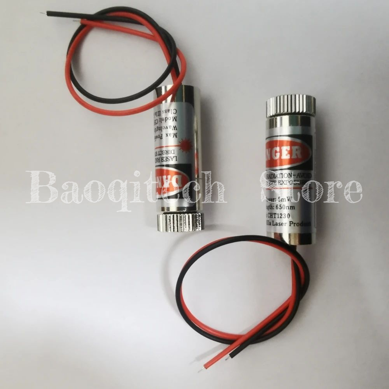 12mm 5mw rotes Laser modul 650nm roter Laser kopf einstellbarer Fokus 3V-4,5 V Laser punkt förmiges Kreuz