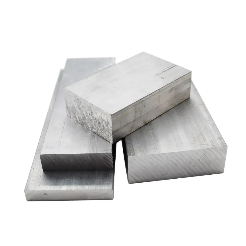 Aleación de aluminio 6061 T6 barra plana rectangular placa de varilla cuadrada tira de metal Stock sólido para CNC
