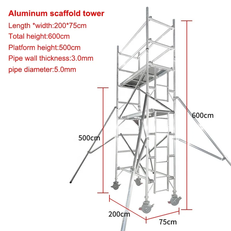 Andamio de aluminio profesional, Torre cheep, proveedores en China